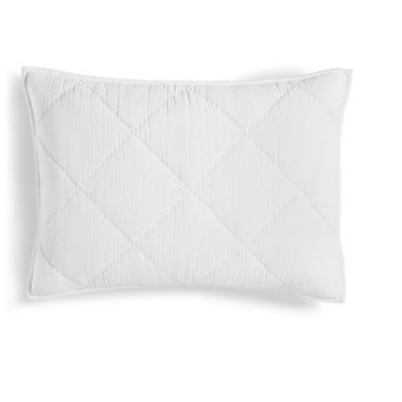 Hotel Collection Dobby Diamond Quilted Sham, King, pillow sham quilted case - Picture 4 of 7